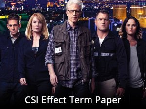 CSI Effect Term Paper